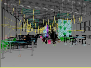 coffee kiosk 028 3D Model