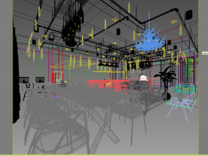 coffee kiosk 029 3D Model