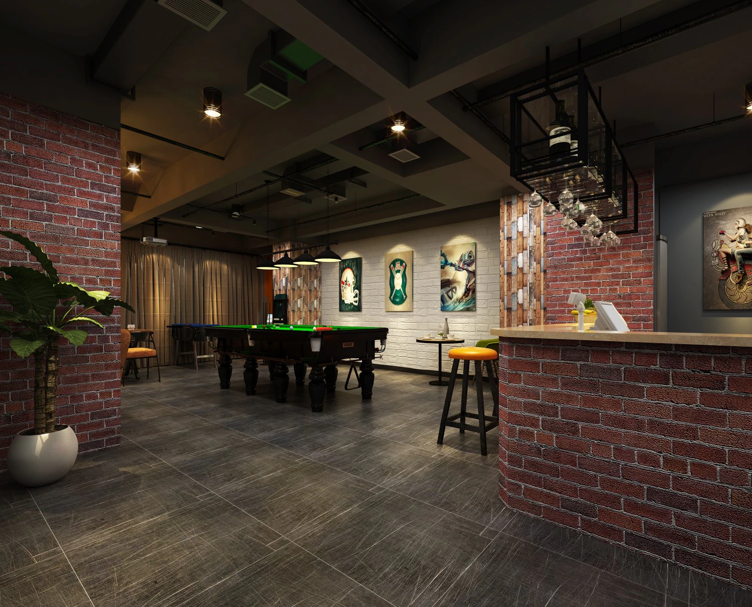 coffee kiosk 030 3D Model .c4d .max .obj .3ds .fbx .stl .blend