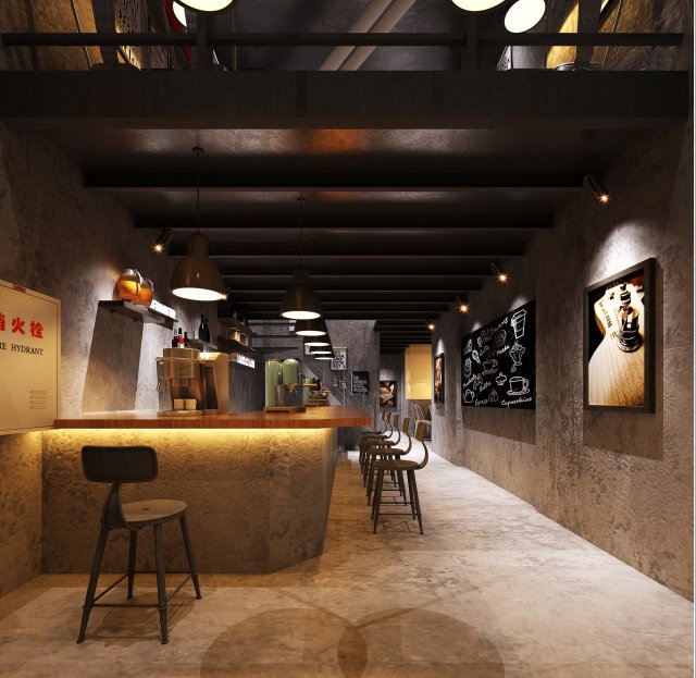 coffee kiosk 035 3Dモデル .c4d .max .obj .3ds .fbx .stl .blend