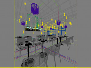 coffee kiosk 036 3D Model