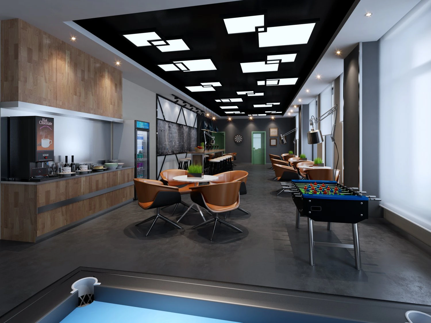 coffee kiosk 041 3D Model .c4d .max .obj .3ds .fbx .stl .blend 