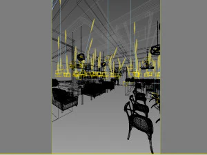 coffee kiosk 041 3D Model