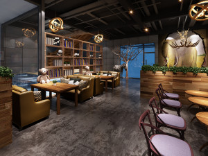 coffee kiosk 042 Modelo 3D