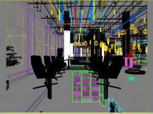 conference space 001 3D 모델