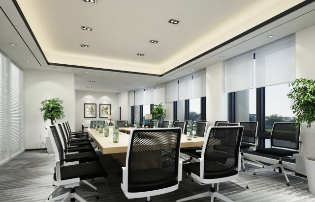 conference space 002 3Dモデル .c4d .max .obj .3ds .fbx .stl .blend 