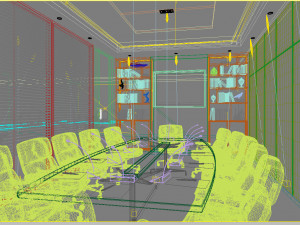 conference space 008 Modello 3D