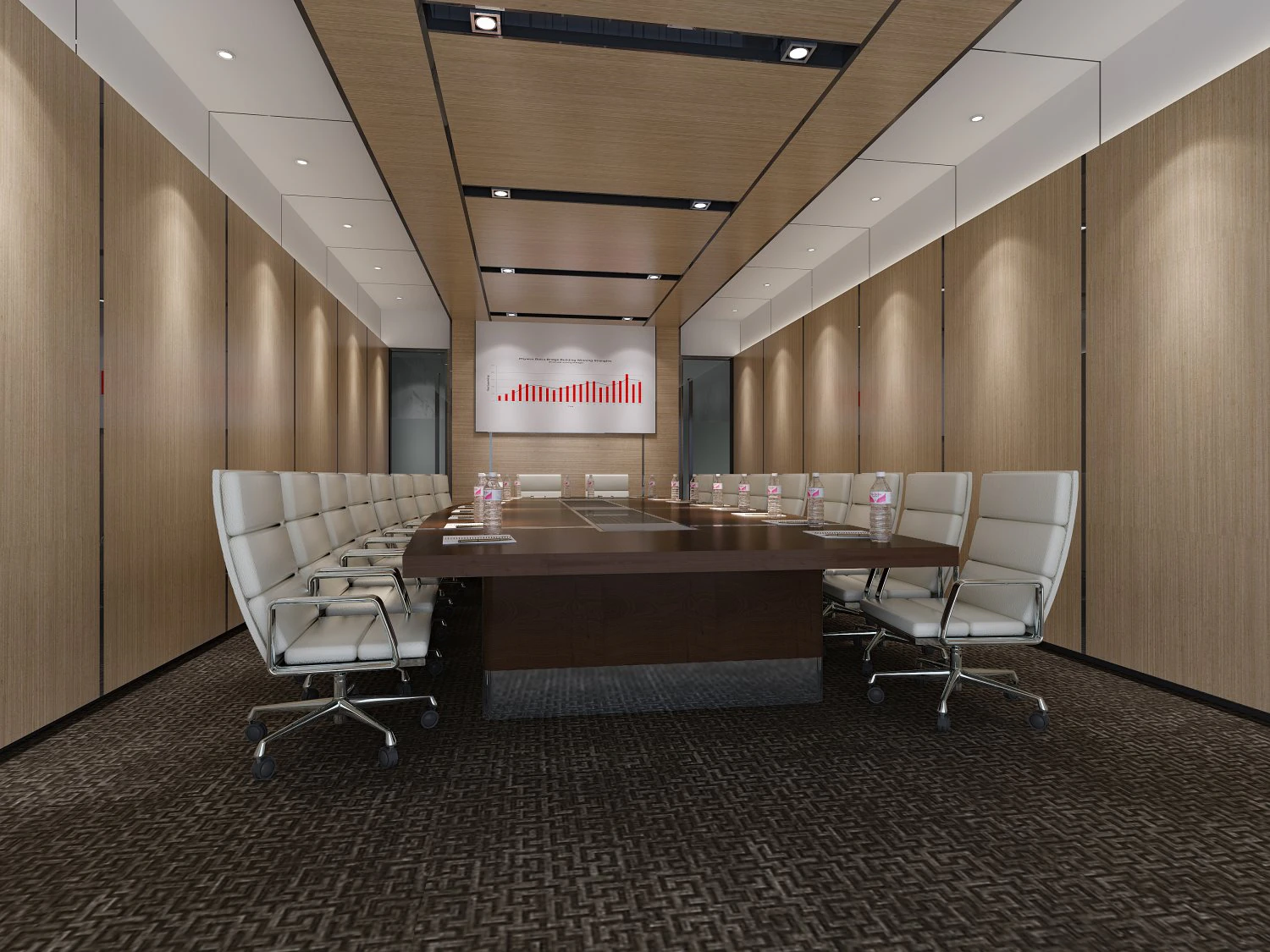 conference space 009 3D Model .c4d .max .obj .3ds .fbx .stl .blend 