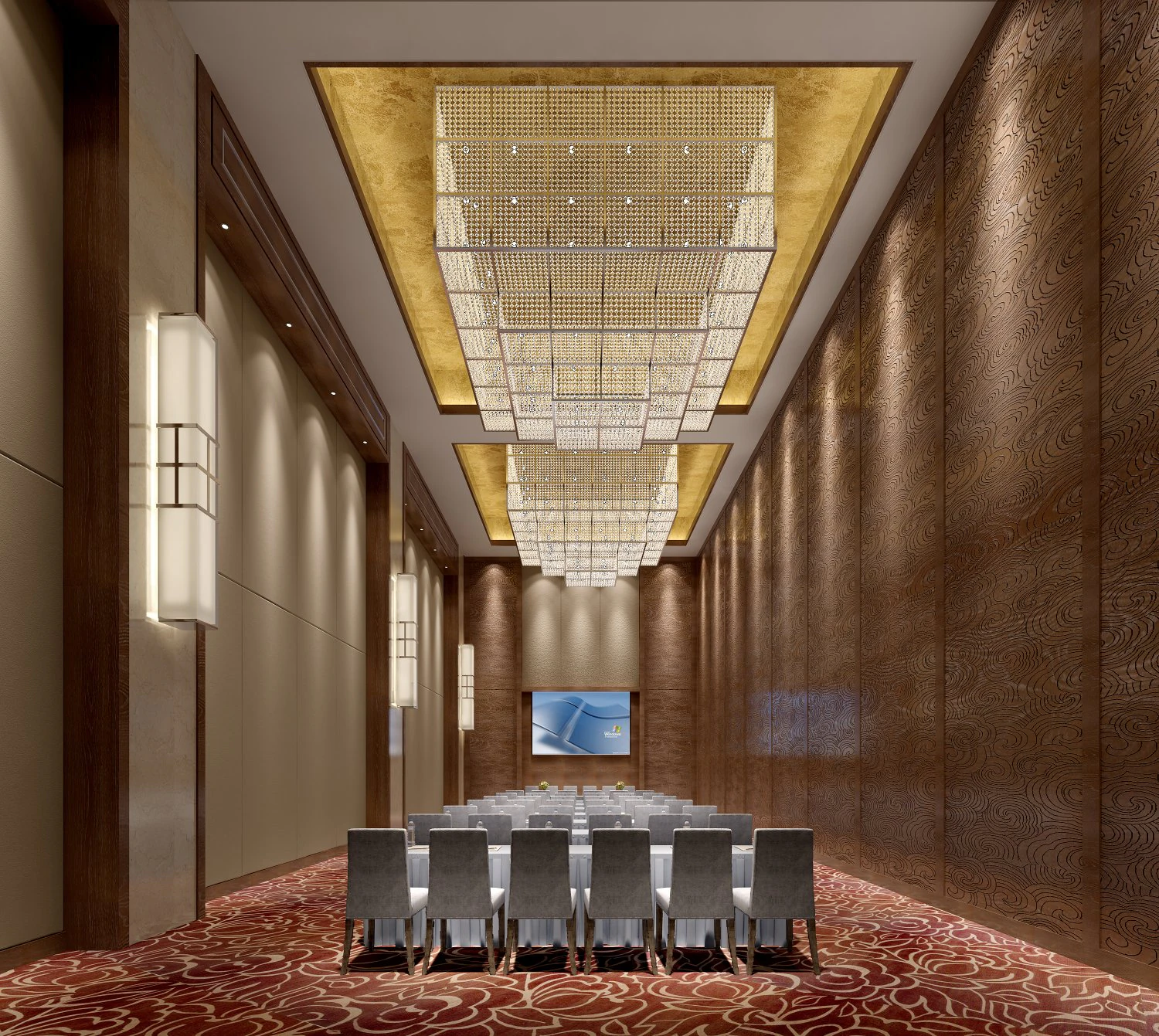 konferans alanı 015 3D Model .c4d .max .obj .3ds .fbx .stl .blend 