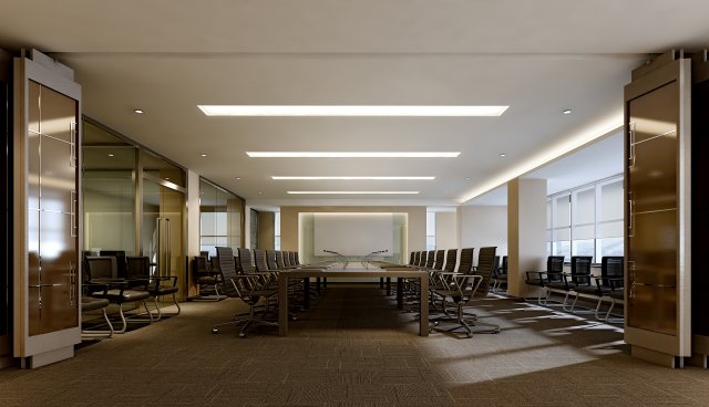 conference space 016 Modello 3D .c4d .max .obj .3ds .fbx .stl .blend
