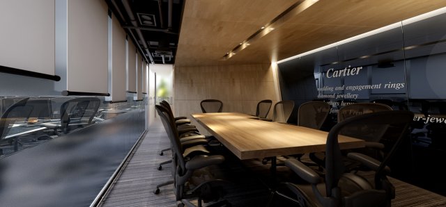 conference space 017 3Dモデル .c4d .max .obj .3ds .fbx .stl .blend 