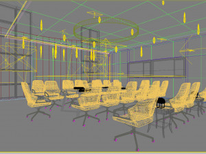 conference space 020 3D 모델