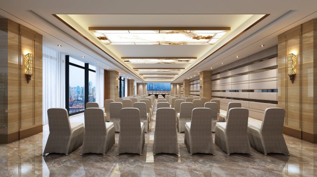 conference space 025 3Dモデル .c4d .max .obj .3ds .fbx .stl .blend 
