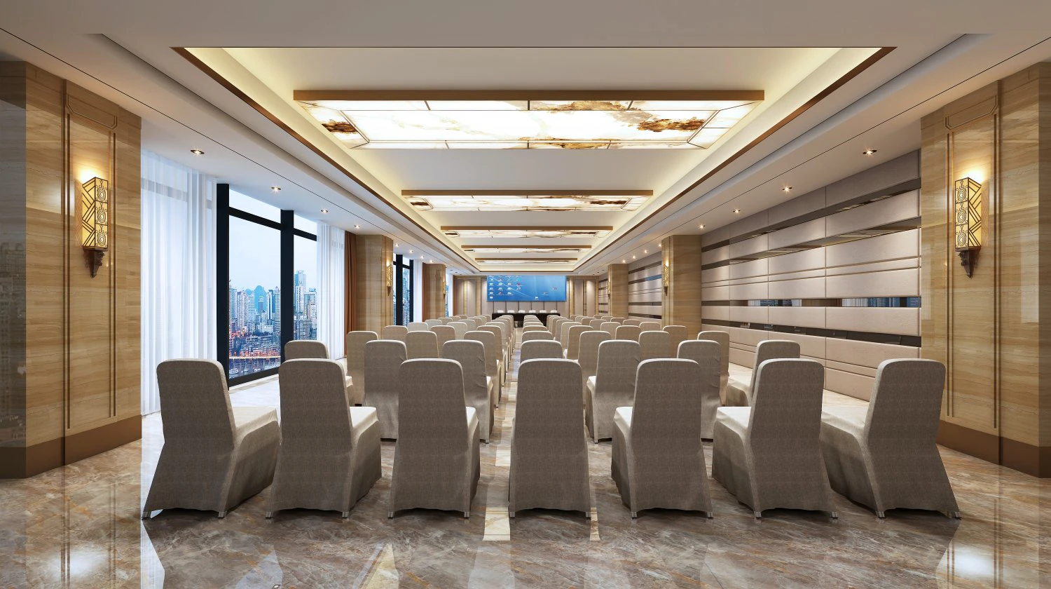 conference space 025 3D Model .c4d .max .obj .3ds .fbx .stl .blend 