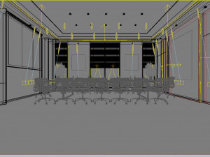 conference space 027 3D Model