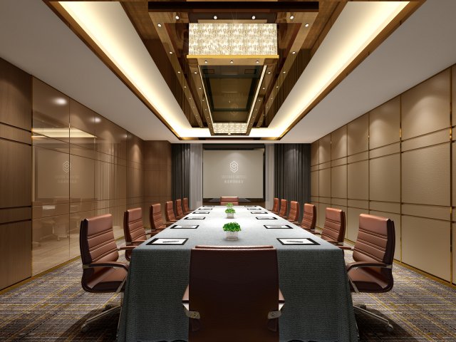 conference space 029 Modelo 3D .c4d .max .obj .3ds .fbx .stl .blend 