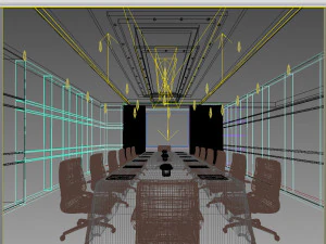 conference space 029 3D Model
