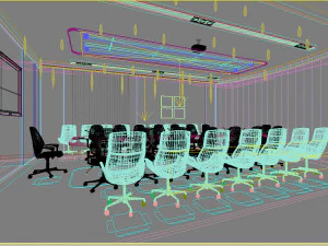 conference space 035 3D Model