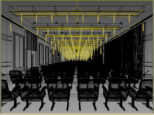 conference space 039 3D Model