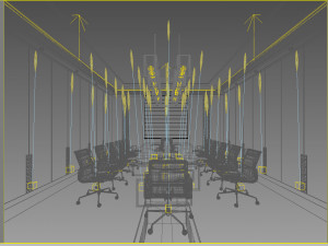 conference space 040 3D 模型
