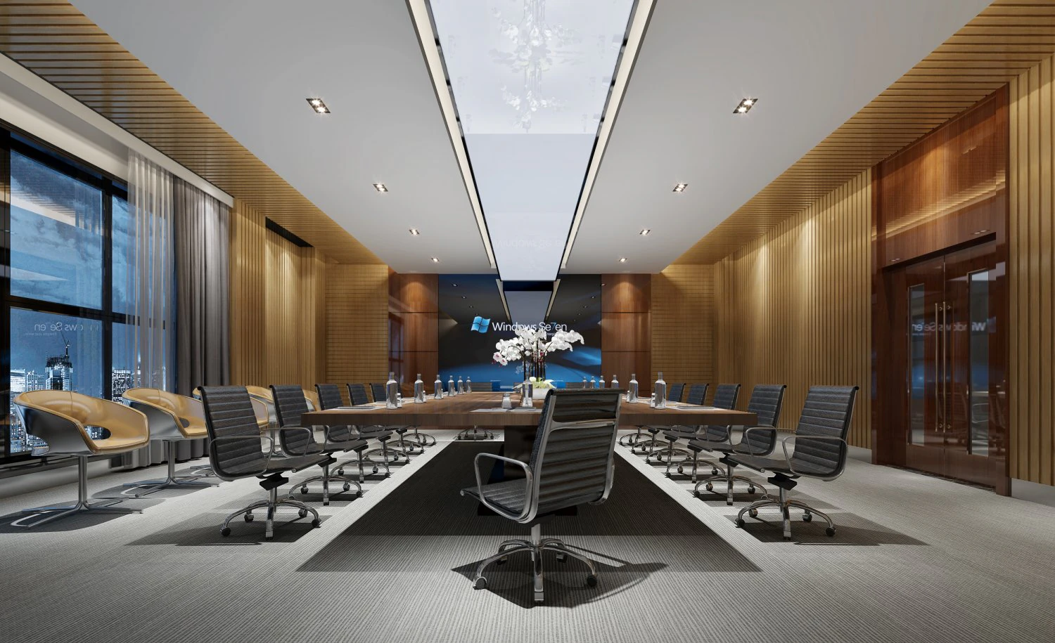 conference space 041 3D Model .c4d .max .obj .3ds .fbx .stl .blend 
