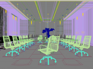 conference space 041 3D 模型
