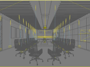 conference space 044 3D Model