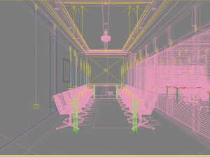 sala konferencyjna 046 Model 3D