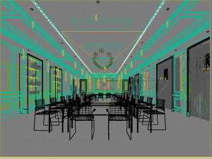 conference space 048 3D 模型