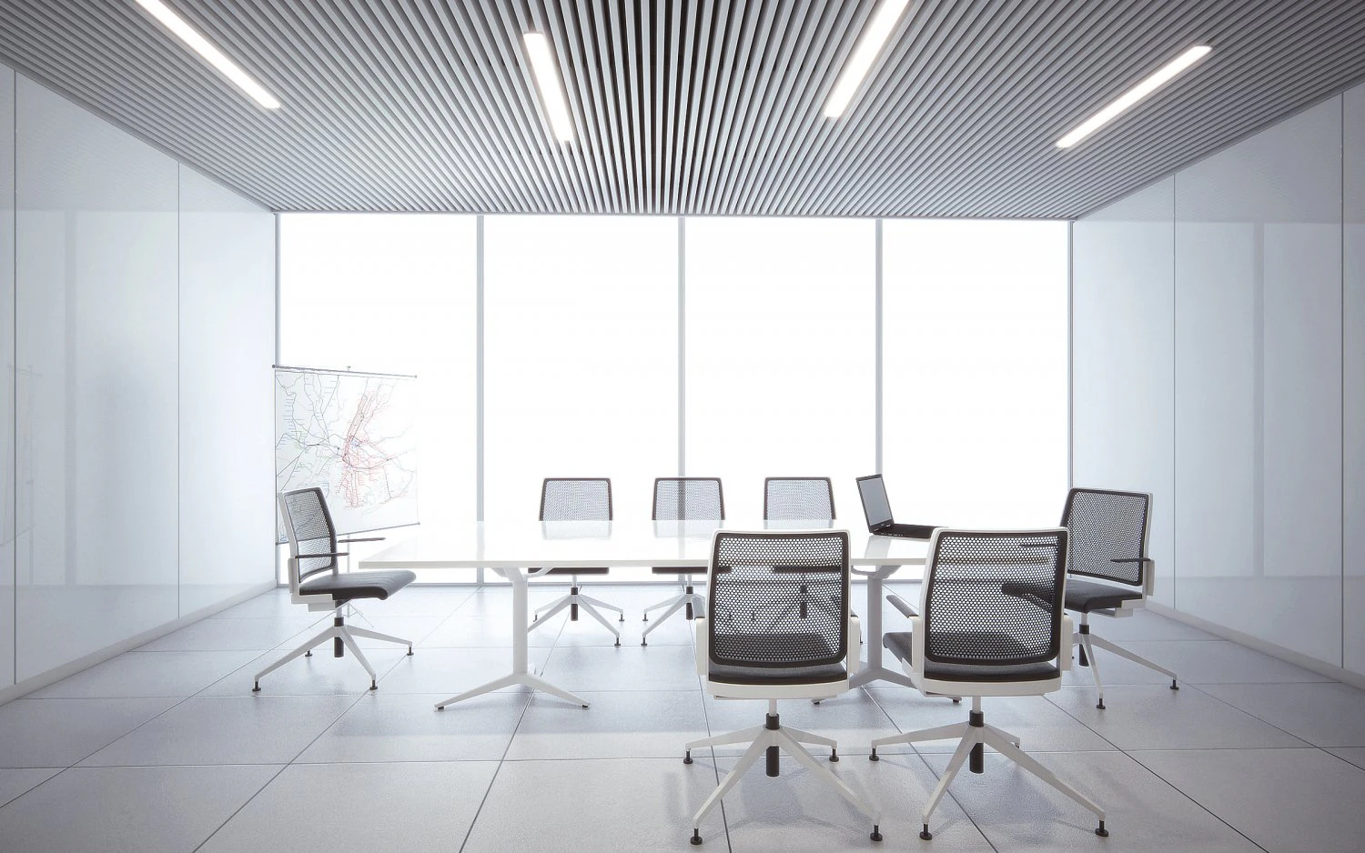 conference space 050 3D Model .c4d .max .obj .3ds .fbx .stl .blend 