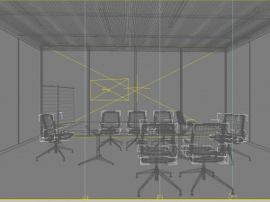 conference space 050 3D Модель