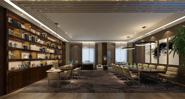 office space 001 3D Модель .c4d .max .obj .3ds .fbx .stl .blend 