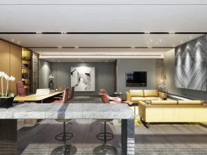 office space 004 3D Model