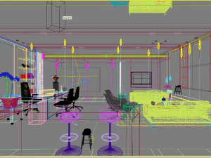 office space 004 3D Model