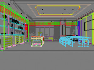 office space 007 3D 모델
