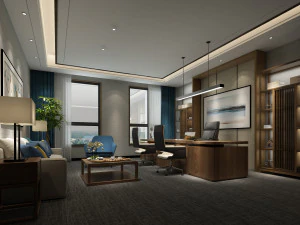 espaço de escritório 008 Modelo 3D