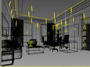 office space 008 3D 模型