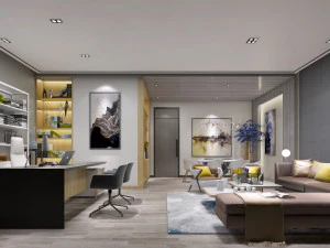 spazio ufficio 009 Modello 3D