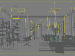 office space 010 Modello 3D