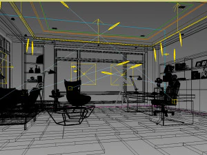 office space 011 3D Model
