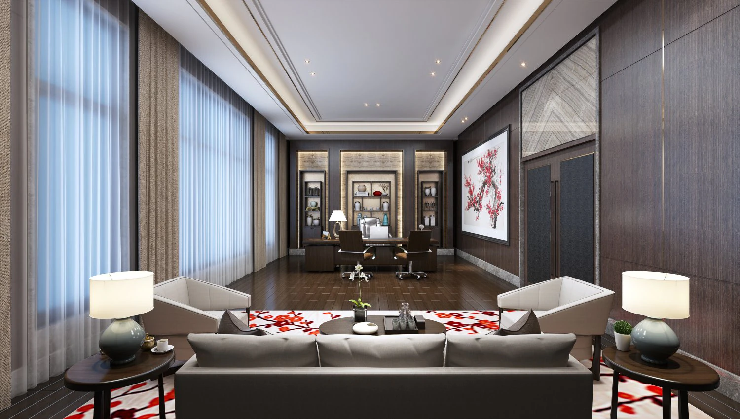 office space 015 3D Model .c4d .max .obj .3ds .fbx .stl .blend 