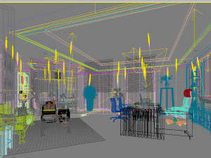 office space 017 3D Модель