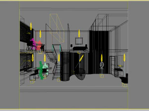 office space 019 3D Model