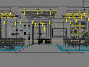 office space 020 Modello 3D