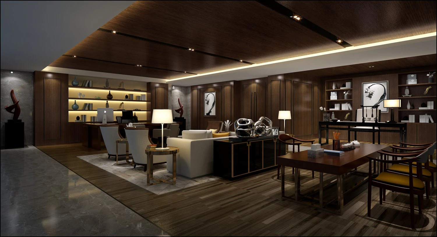 office space 021 3D Model .c4d .max .obj .3ds .fbx .stl .blend 