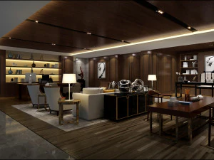 사무실 공간 021 3D 모델