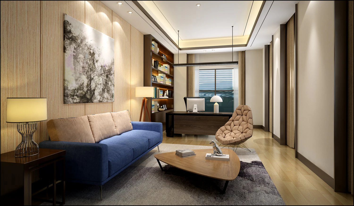 office space 023 3D Model .c4d .max .obj .3ds .fbx .stl .blend 