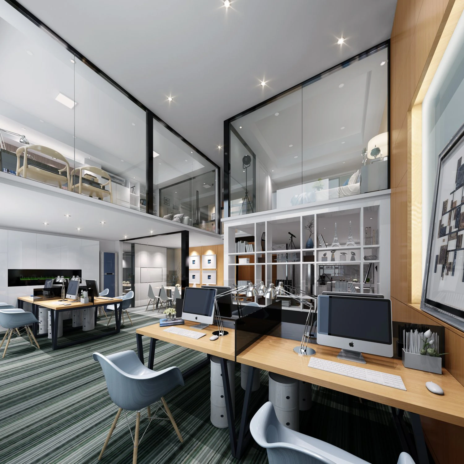 office space 051 3D Model .c4d .max .obj .3ds .fbx .stl .blend 