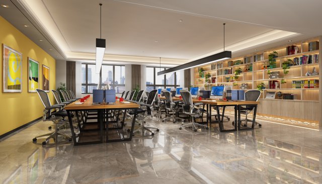 office space 033 3D Модель .c4d .max .obj .3ds .fbx .stl .blend