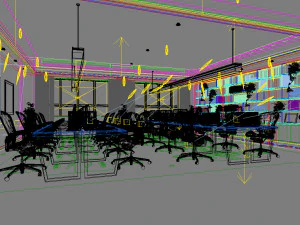 office space 033 3D Model